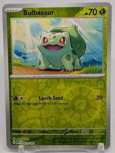 🔥Bulbasaur - Reverse Holo - Scarlet Violet 151 001/165 Pokemon Karte NM🔥 - Bild 1 von 3