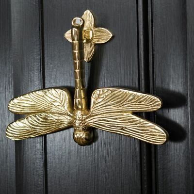 Dragonfly Door Knocker - Polished Brass • 32.97€
