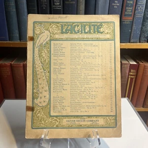 Hexentanz Witches' Dance Edward MacDowell Oliver Ditson Co. Sheet Piano 1899 - Picture 1 of 6