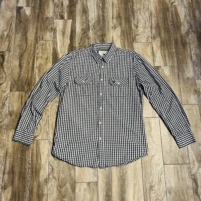 Company 81 Men’s Size Large Long Sleeve Button Down Shirt Western Back Graphics - Image 1 of 4