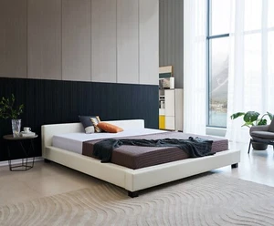 Greatime B2042 Modern Design Upholstered Platform Bed - Picture 1 of 23
