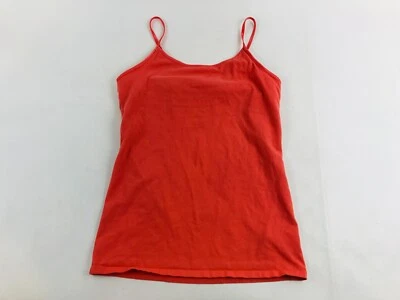 Mossimo 女式中号三文鱼纯色无袖细肩带衬衫 — 第 1/4 张图片