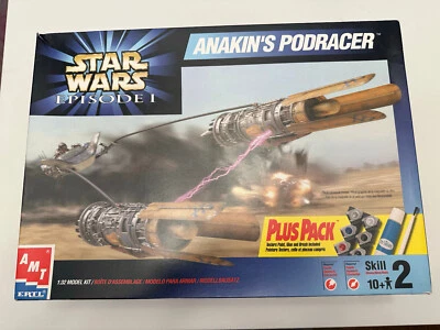 1/32 AMT Ertl Star Wars Episode One Anakin's Pod Racer Plastic Model Kit - Image 1 of 2