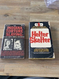 Vintage True Crime PB Lot 1966 Indiana Torture Slaying Bee-line + Helter Skelter - Picture 1 of 17