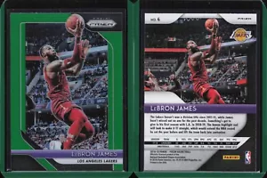 18/19 2018/19 Panini Prizm Verde #6 Lebron James Lakers - Foto 1 di 1