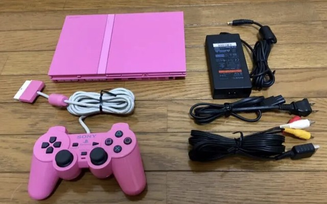 My pink Ps2 slim I bought few months ago to play online Ps2 games like  twisted metal :3 some if ps2 online games are revived by some of groups on  discord. 