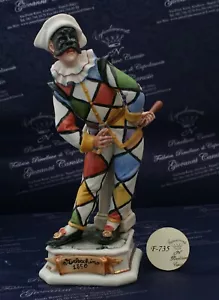 Maschera Arlecchino - Capodimonte Porcellane Carusio - Bild 1 von 1