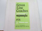 London Transport Green Line Coach Routes Map 1974 (3/74)