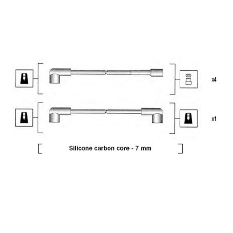 Magneti Marelli 941085120564 Ignition Lead Set for Citroen BX XB- BX Breaking - Image 1 of 1