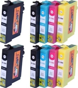 10 XL Chip Patronen für Epson Stylus SX435W SX440W SX445W T1281-T1284 T1285 - Bild 1 von 6