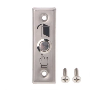 92x28mm Stainless Steel Doorbell Push Button Switch for Touch Panel - Picture 1 of 7