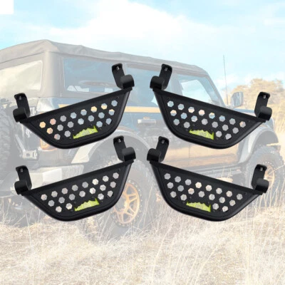 IAG V1 EZ-Step Add-on for 2021+ Ford Bronco 4 Door - Neon Yellow Logo (Set of 4) Foto 1 de 4