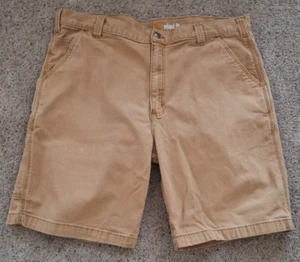 Carhartt Herren 40 Braun Duck Canvas Zimmermann Arbeitsshorts Relaxed Fit - Bild 1 von 7