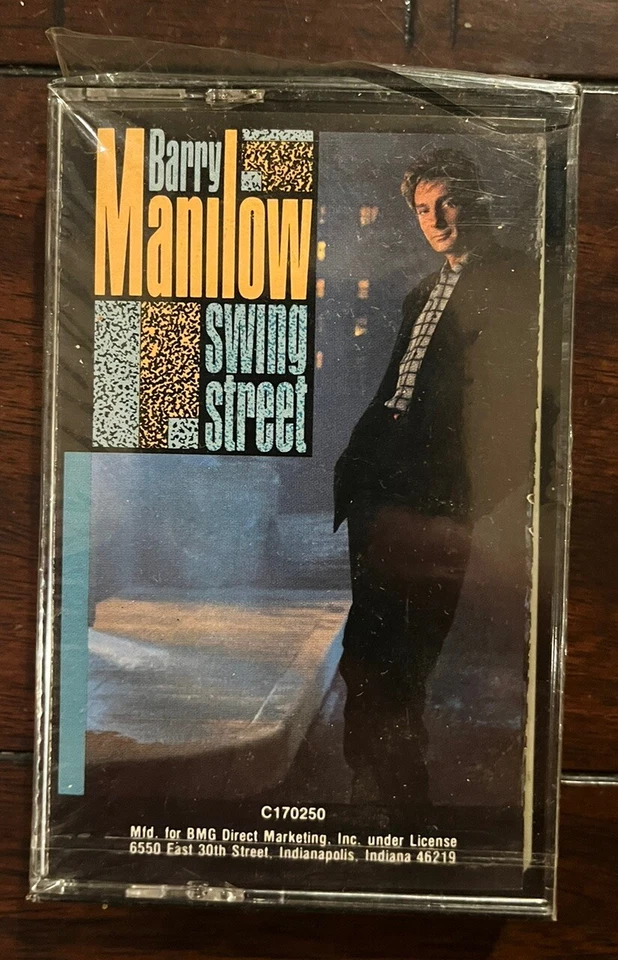 BARRY MANILOW - SWING STREET -  CASSETTE TAPE - NEW - SEALED - FREE SHIPPING - Image 1 of 3
