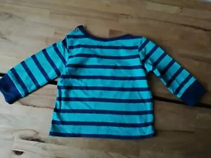 Boots MiniClub Baby Boys Coloured Striped Longsleeve Top 6-9 months VGC - Picture 1 of 3