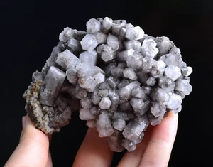 228g Natural Pink Fluorescence Columnar Panda Calcite Mineral Specimen/China - Picture 1 of 12