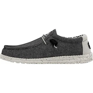 Hey Dude Wally Stretch Canvas Opal Black US 14 Sneaker Shoe Men's Size US 14 - Picture 1 of 3