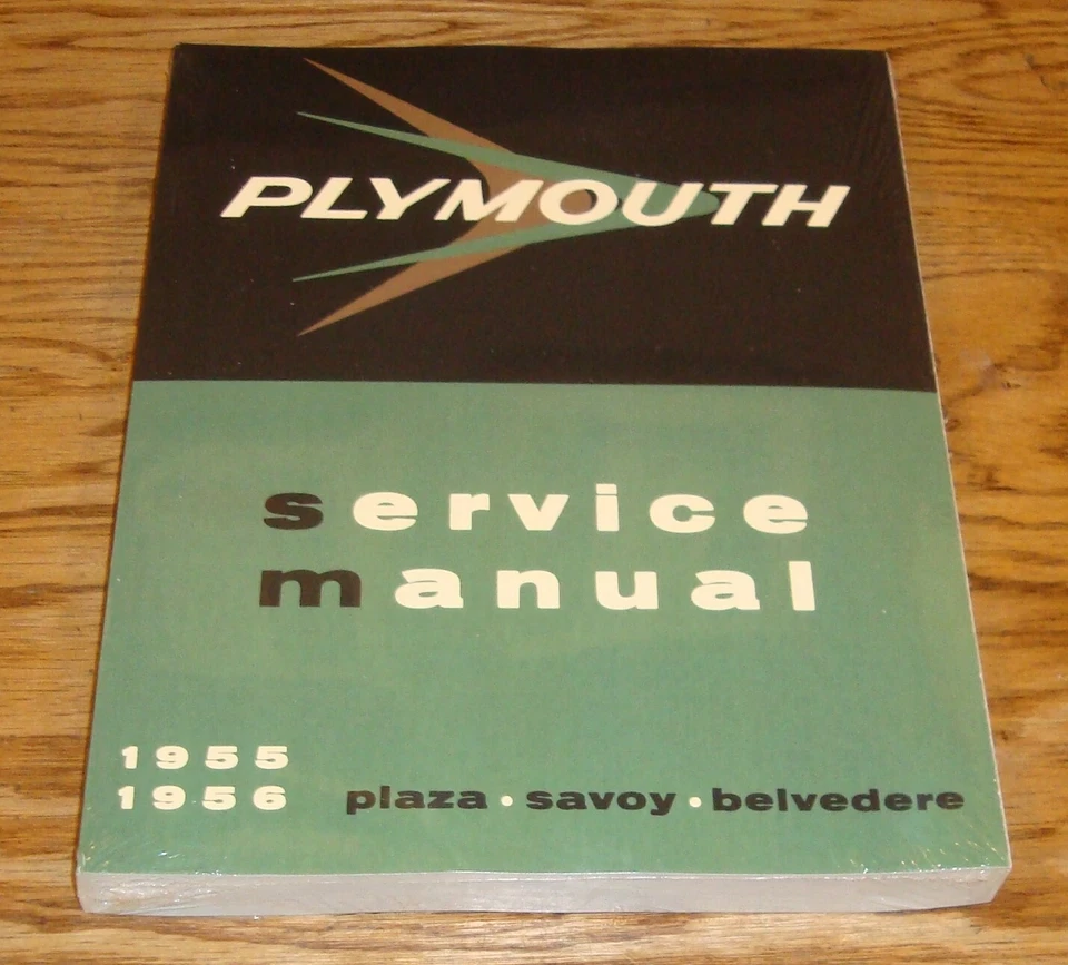 1955 1956 Plymouth Service Shop Manual 55 56 Belvedere Plaza Savoy Foto 1 de 1