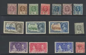 Mauritius Stamps 1921-1937 SG224,226c,230,232b,233/5a,245/7,249/51 - Picture 1 of 1