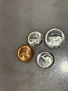 1967 4 Coin Set | 1 - 25 Cents | Uncirculated - Picture 1 of 2