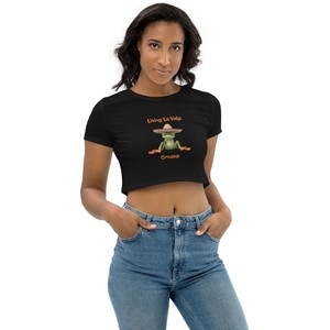 tight graphic crop top