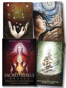 Sacred Rebel SRO44 Living Unique Inspired Life Oracle Cards Guidebook Fairchild - Picture 1 of 6