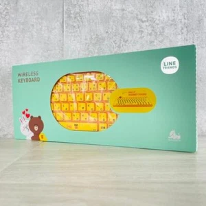 Clavier sans fil jaune 78 touches LINE FRIENDS SALLY RKB-LF-SL 289 X 140 X 26,5 cm - Photo 1/8
