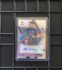 Alessandro Bastoni 2022-23 Topps Finest UEFA Champions League Refractor Auto