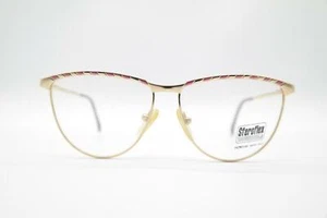 Vintage Sferoflex 108/62 Gold Rosa oval Brille Brillengestell eyeglasses NOS - Picture 1 of 6