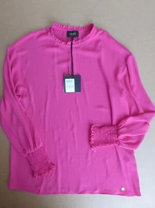 LIU JO DAMEN CHIFFON BLUSE GR.38 FUXIA LANGARM - Bild 1 von 10