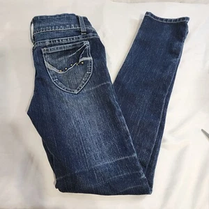 So Wear it Declare it Tapered zipper ankle jeans juniors size 1 - Picture 1 of 13