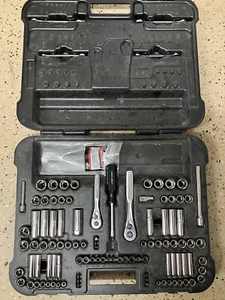 Vintage Craftsman 117pc Laser Etch Socket Set 34117 USA - Picture 1 of 6