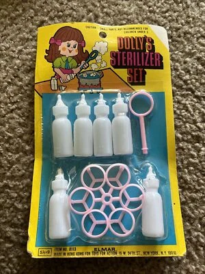 Juego de esterilizador Dolly's Hong Kong juego de biberón para bebé muñeca juguete Foto 1 de 4