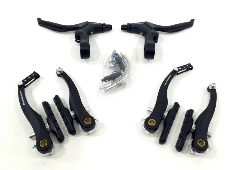 ✅ Полный комплект передних и задних V-тормозов для горного велосипеда Promax, рычаги и суппорты ✅ - Изображение 1 из 4