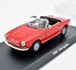 Modellino auto scala 1:43 FIAT 124 SPIDER collezione edicola modellismo statico - Foto 1 di 2