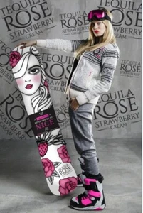 Tequila Rose Snowboard, 155 Cm, All Mountain Women's - VERY RARE ITEM - Picture 1 of 8