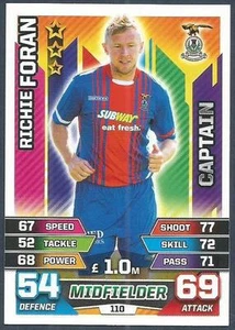 TOPPS MATCH ATTAX SPL 2015-16-#110-CAPTAIN-INVERNESS CALLY THISTLE-RICHIE FORAN - Picture 1 of 1