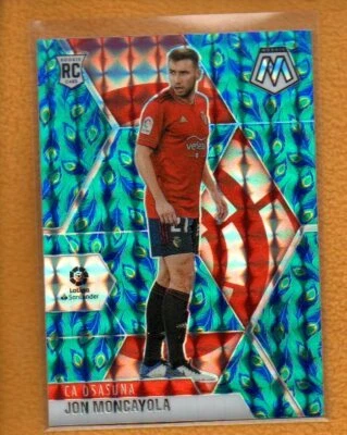 Jon Moncayola 2020-21 Mosaic La Liga SC Rookie Choice Peacock Prizm RC #16 - Image 1 of 2