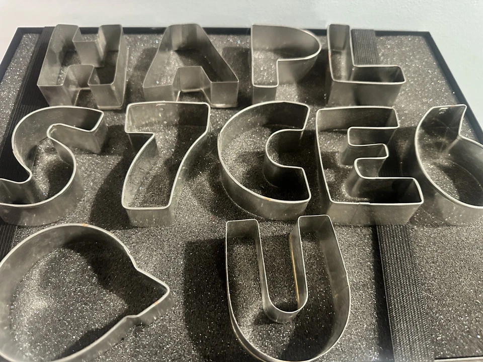 De colección 11 Números Cortadores de Frutas Letra del Alfabeto Cortador de Galletas Herramientas de Decoración * Foto 1 de 2