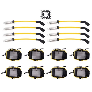 8 bobinas y cables de encendido redondos para Chevrolet Express Silverado GMC Sierra UF262 - Imagen 1 de 12