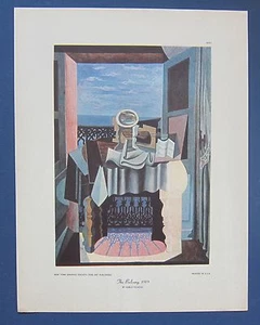 PABLO PICASSO • Still life - Balcony - Saint-Raphael - Picture 1 of 1