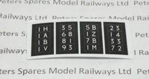 Dapol 106641 Class 52 OO Gauge Headcode Decals