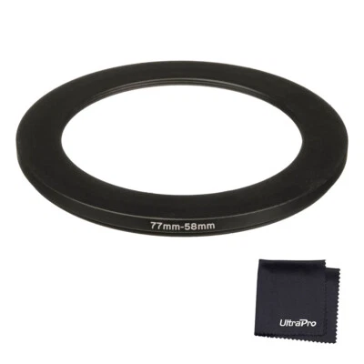 77-58mm Step-Down SLR Lens Metal Adapter Ring - Image 1 of 4