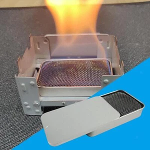 Mini Alcohol Camping Stoves Stainless Steel Burner Alcohol Furnace Storage - Picture 1 of 12