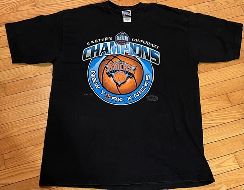 VTG 1999 New York Knicks Eastern Conference Champions Pro Player T-Shirt - Sz XL Cover