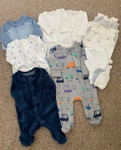 Bundle of Newborn Baby Boy Clothes upto 7.8lb TU Next Matalan - Picture 1 of 5