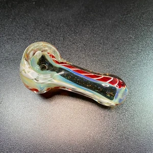Small Hand-Blown Glass Pipe - Picture 1 of 5