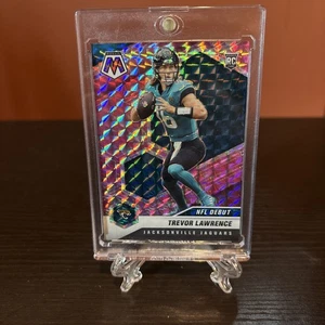 2021 Panini Mosaic NFL Debut Trevor Lawrence RC Rookie Camo Pink Prizm #241 - Picture 1 of 2