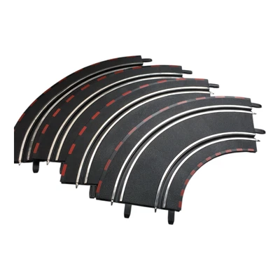 Carrera Go 4 Piezas Coche Ranura 1/43 90° Pista Curvada Piezas de Repuesto Foto 1 de 4