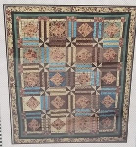 Cinnamon Candy Quilt Pattern by ThimbleCreek, 54" x 65" - Picture 1 of 3